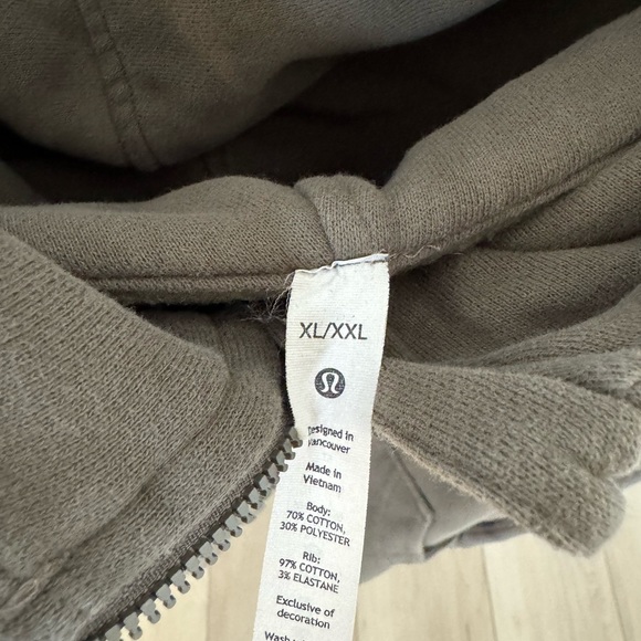 LULULEMON OVERSIZED SCUBA - ARMY GREEN - XL/XXL - Picture 4 of 4